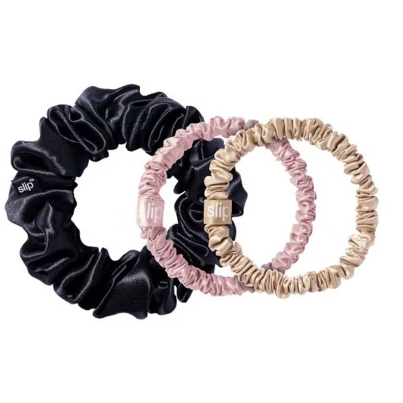 SLIP Pure Silk Assorted Scrunchie Trio
